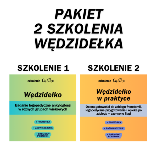 WĘDZIDEŁKA - PAKIET 2 szkoleń na żywo 12.03.24 + 14.03.24